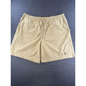 Disney‎ Mickey Mouse Swim Trunks Shorts Beige Drawstring Men's XXL Beach Pool
